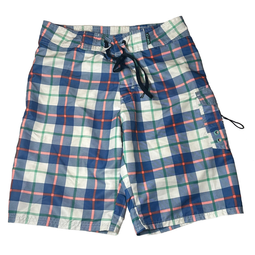 Jack & Jones Men's Plaid Swim Shorts size Medium